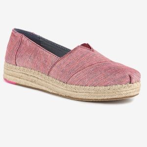 Toms shoes in pink